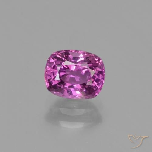 1.34ct طبيعي أرجوانى وردى كثيف زفير, وسادة, قليلا جدا