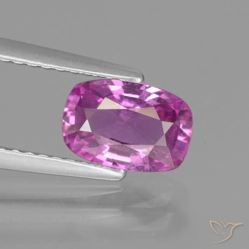 1.31ct طبيعي أرجوانى وردى زفير, وسادة, قليلا جدا