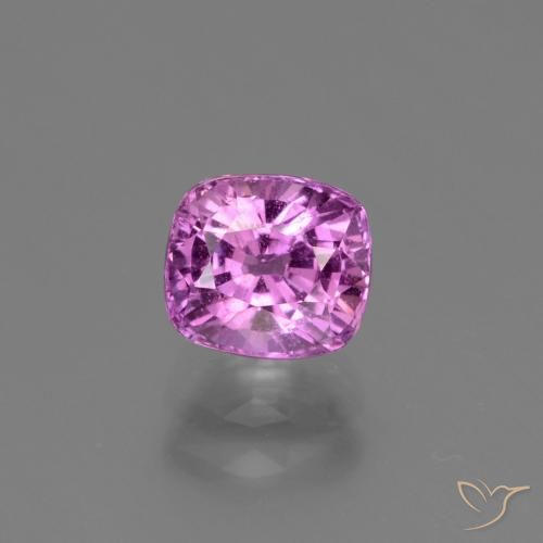 ياقوت أزرق أرجواني وردي طبيعي، قطع وسادة، 1.14 قيراط، VS-SI