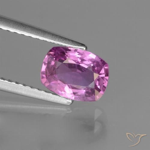 1.35ct طبيعي أرجوانى متوسط زفير, وسادة, قليلا جدا