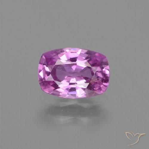 1.10ct طبيعي أرجوانى وردى غامق زفير, وسادة, قليلا جدا