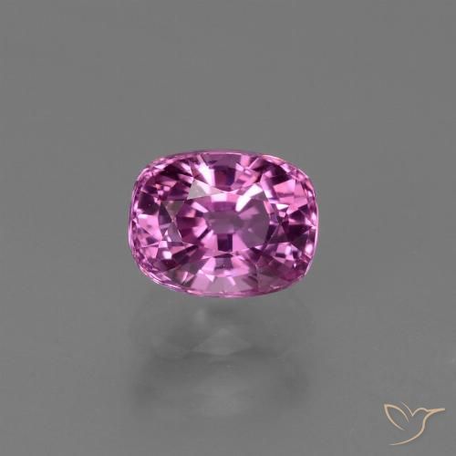 1.40ct طبيعي أرجوانى وردى زفير, وسادة, قليلا جدا