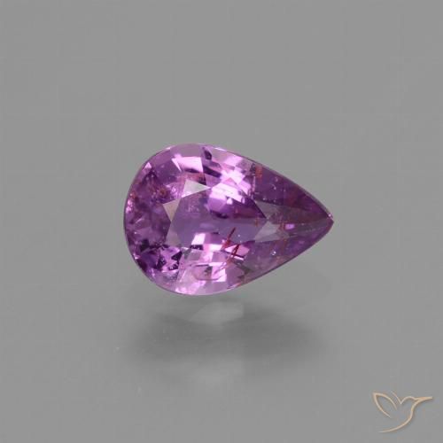 1.03ct طبيعي أرجوانى بنفسجى زفير, شكل الكمثرى, VS-SI