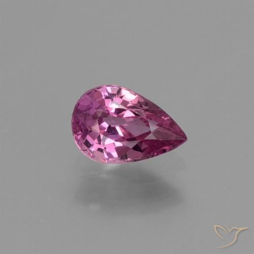 1.07ct طبيعي أرجواني محمر زفير, شكل الكمثرى, قليلا جدا