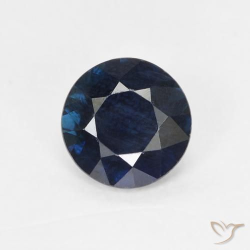 0.62ct طبيعي أزرق الشفق زفير, دائري, قليلا جدا