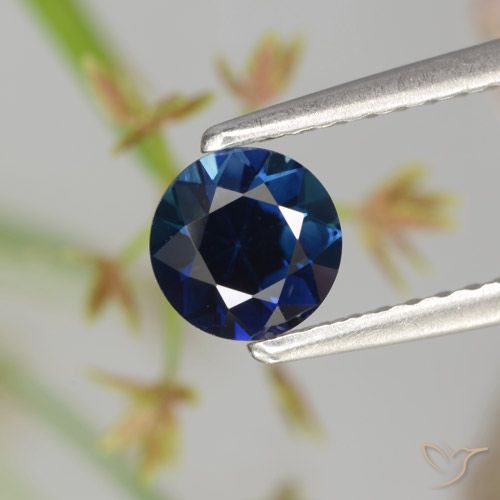 0.62ct طبيعي أزرق بحرى زفير, دائري, VVS-VS