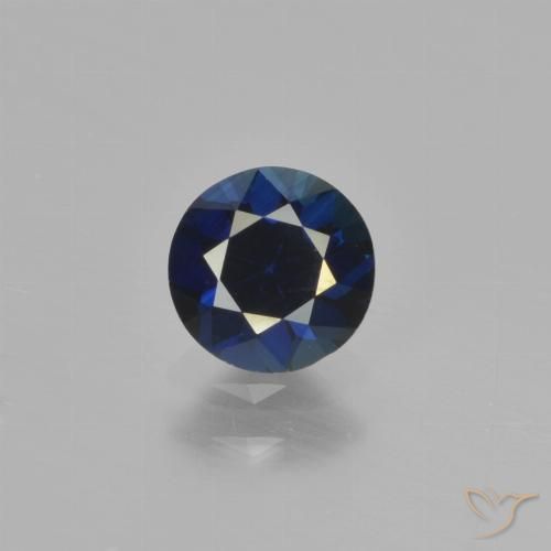 0.78ct طبيعي أزرق الشفق زفير, دائري, VVS-VS