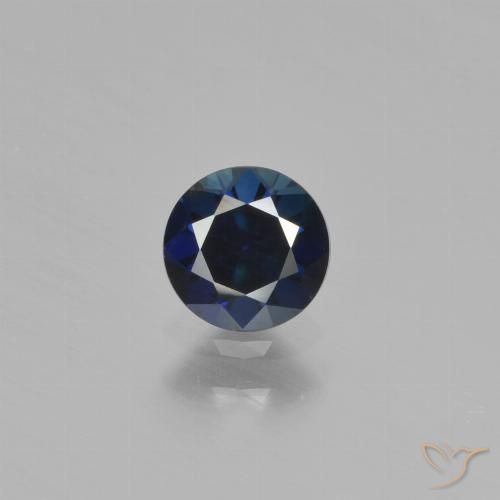 0.55ct طبيعي أزرق الشفق زفير, دائري, VVS-VS