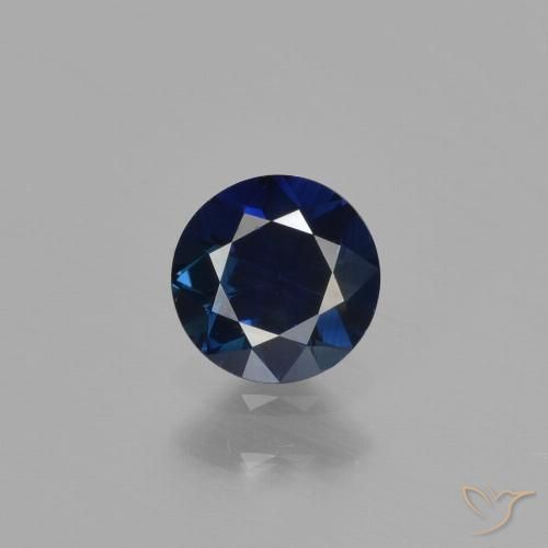 0.55ct طبيعي أزرق بحرى زفير, دائري, VVS-VS