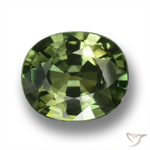 4.54ct طبيعي أخضر داكن-متوسط زفير, بيضوي, VVS-VS