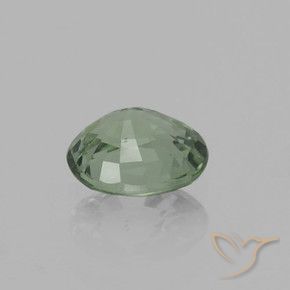 زفير Medium Light Green طبيعي، بيضوي، 0.75 قيراط، VVS-VS