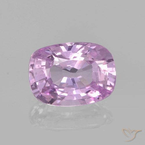 1.00ct طبيعي أرجوانى فاتح زفير, وسادة, قليلا جدا