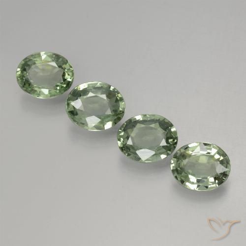 2.80ctw طبيعي Medium Light Green زفير, بيضوي, VVS-VS