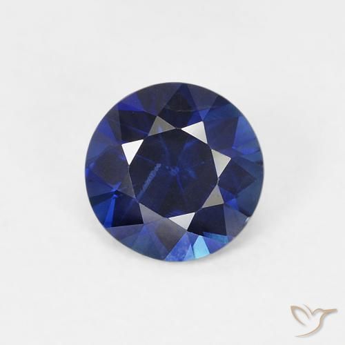 0.58ct طبيعي أزرق الشفق زفير, دائري, VVS-VS