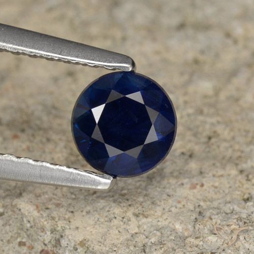 0.65ct طبيعي أزرق بحرى زفير, دائري, VVS-VS