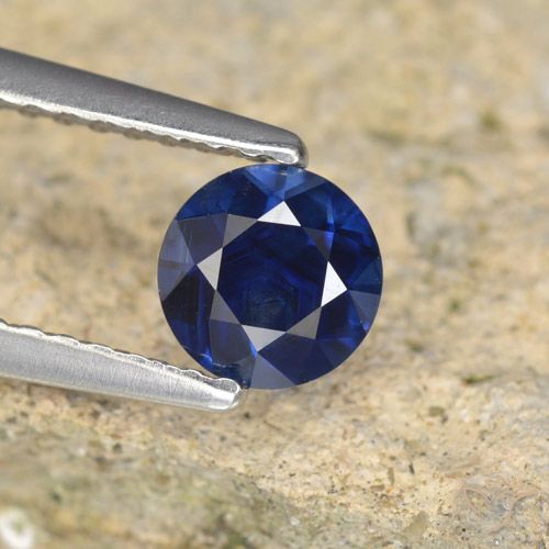 0.64ct طبيعي أزرق الشفق زفير, دائري, VVS-VS