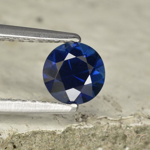 0.73ct طبيعي أزرق الشفق زفير, دائري, VVS-VS