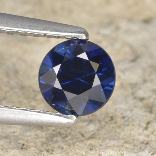 0.62ct طبيعي أزرق بحرى زفير, دائري, VVS