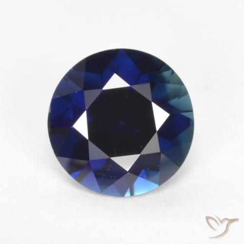 0.64ct طبيعي أزرق الشفق زفير, دائري, VVS