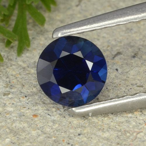 0.53ct طبيعي أزرق بحرى زفير, دائري, VVS