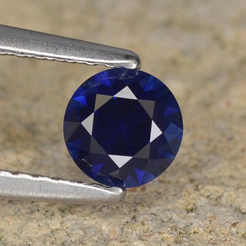 0.56ct طبيعي أزرق بحرى زفير, دائري, VVS-VS