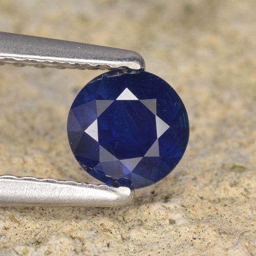 0.59ct طبيعي أزرق الشفق زفير, دائري, VVS-VS