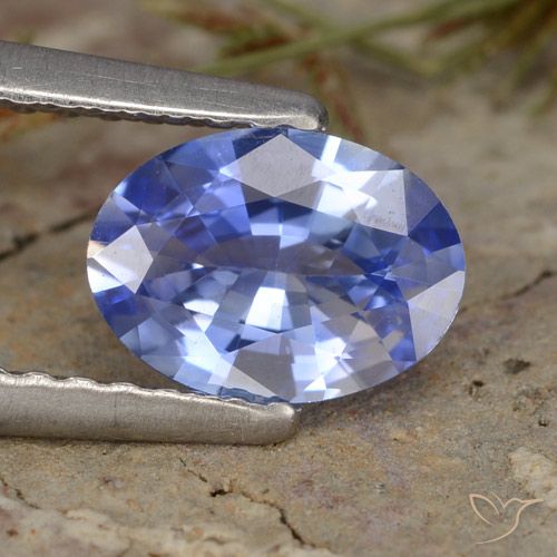 0.83ct طبيعي أزرق زفير, بيضوي, VVS-VS, Photo A