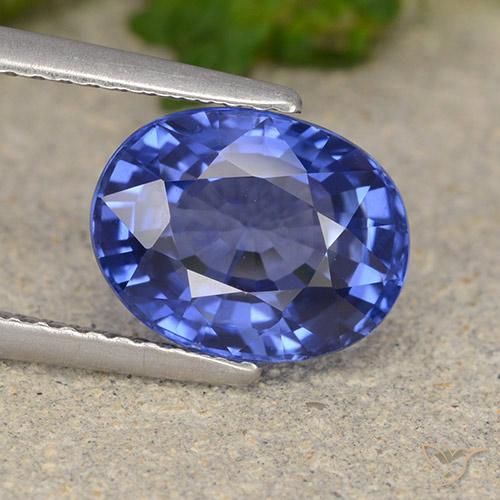 4.02ct طبيعي أزرق وردة الذرة زفير, بيضوي, قليلا جدا