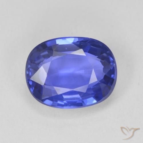4.05ct طبيعي أزرق بنفسجى غامق زفير, بيضوي, VVS-VS