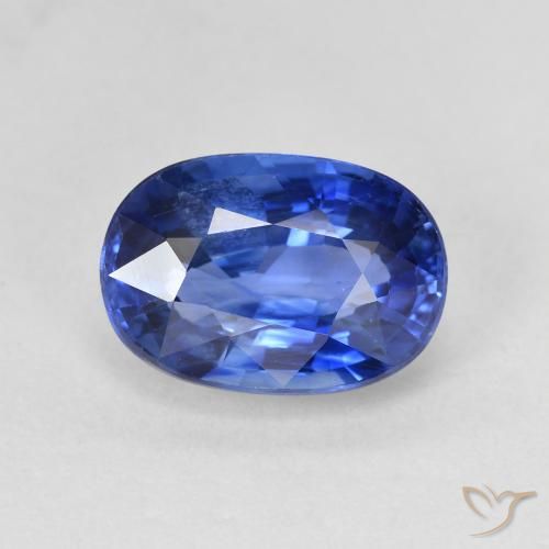 4.81ct طبيعي أزرق وردة الذرة زفير, بيضوي, قليلا جدا