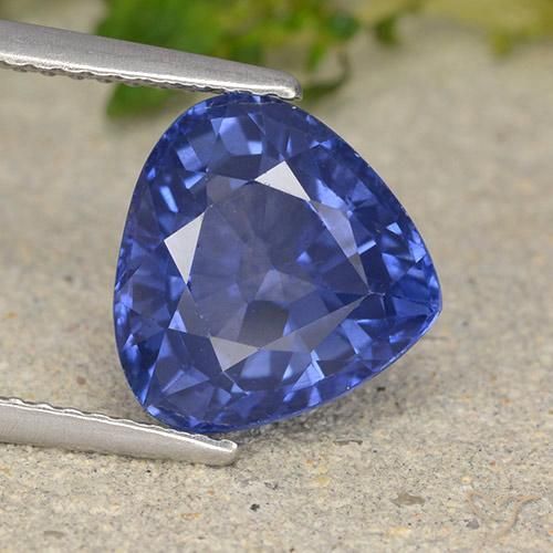 4.81ct طبيعي أزرق وردة الذرة زفير, شكل الكمثرى, قليلا جدا