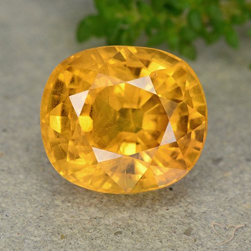 8.35ct طبيعي ذهبى داكن زفير, بيضوي, VS-SI