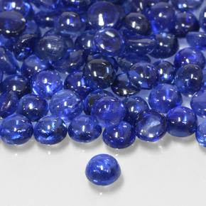 زفير الأزرق الملكي طبيعي، دائري، 0.27 قيراط، نصف شفاف