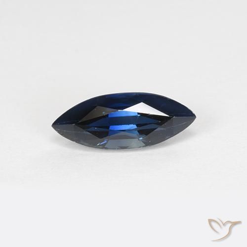 0.97ct طبيعي أزرق الشفق زفير, ماركيز, قليلا جدا
