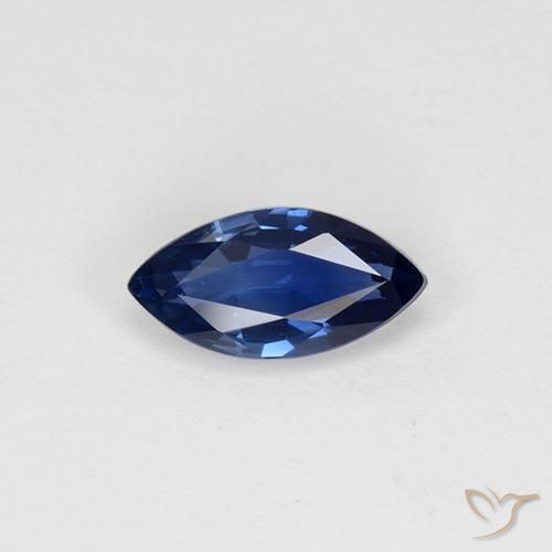 0.81ct طبيعي أزرق الشفق زفير, ماركيز, VVS-VS