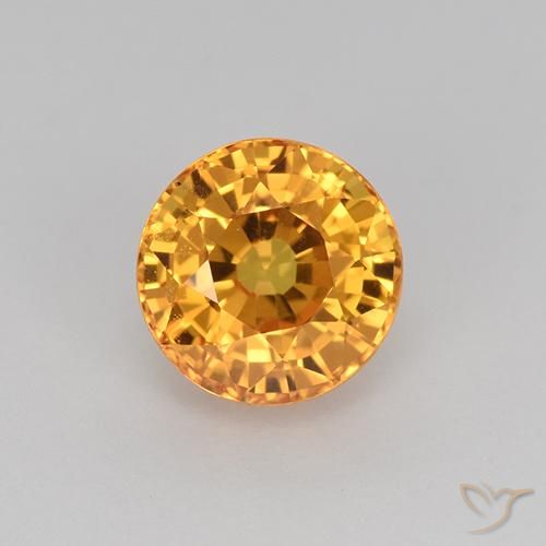 1.16ct طبيعي برتقالى متوسط زفير, دائري, VVS