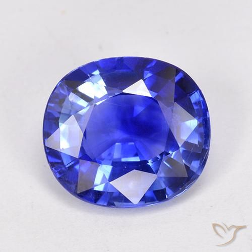4.14ct طبيعي أزرق وردة الذرة زفير, بيضوي, قليلا جدا
