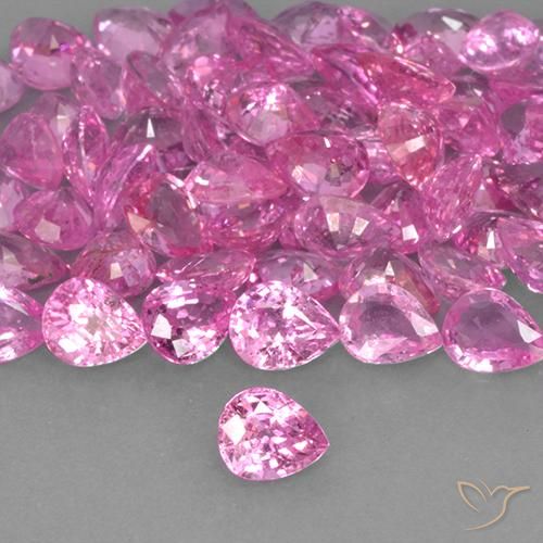 0.36ct طبيعي وردى كثيف زفير, شكل الكمثرى, VVS-VS