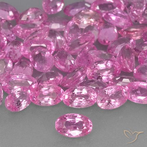 0.31ct طبيعي وردى متوسط زفير, بيضوي, قليلا جدا