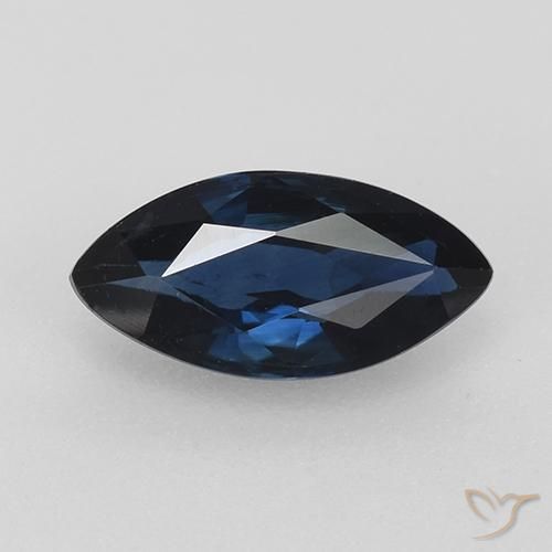 0.75ct طبيعي أزرق غامق زفير, ماركيز, VVS-VS