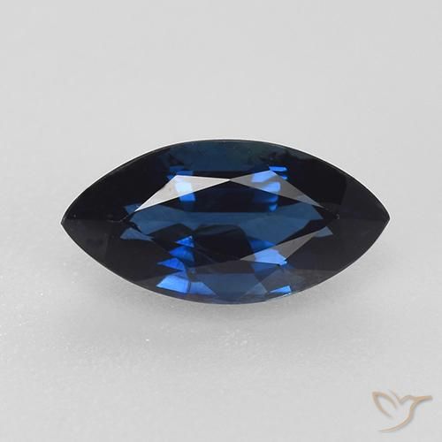 0.80ct طبيعي أزرق الشفق زفير, ماركيز, VVS-VS