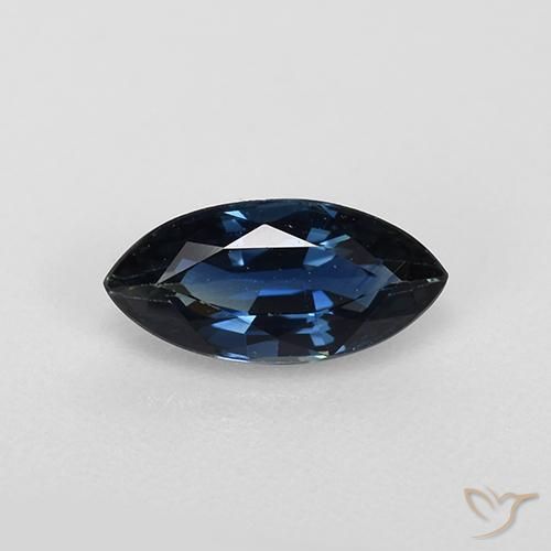 0.75ct طبيعي أزرق غامق زفير, ماركيز, VVS-VS