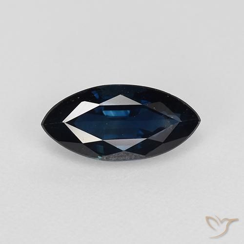 0.77ct طبيعي أزرق منتصف الليل زفير, ماركيز, VVS-VS