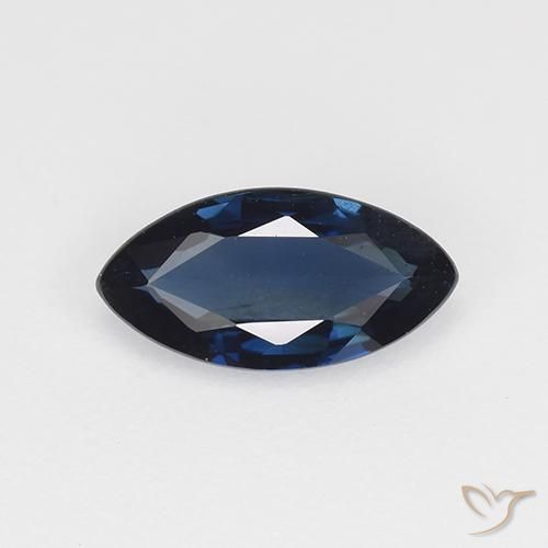0.69ct طبيعي أزرق منتصف الليل زفير, ماركيز, VVS-VS