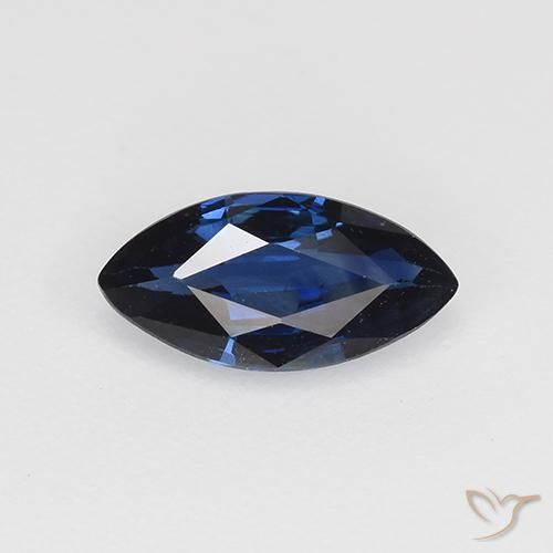 0.69ct طبيعي أزرق غامق زفير, ماركيز, VVS-VS