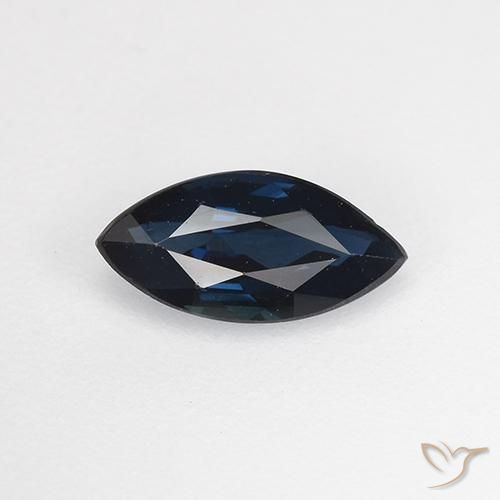 0.64ct طبيعي أزرق غامق زفير, ماركيز, VVS-VS