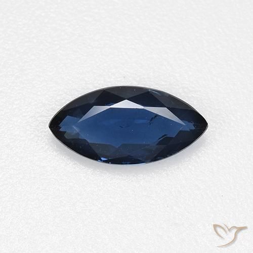 0.56ct طبيعي أزرق غامق زفير, ماركيز, VVS-VS