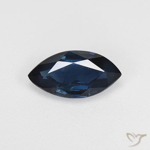 0.66ct طبيعي أزرق منتصف الليل زفير, ماركيز, VVS-VS