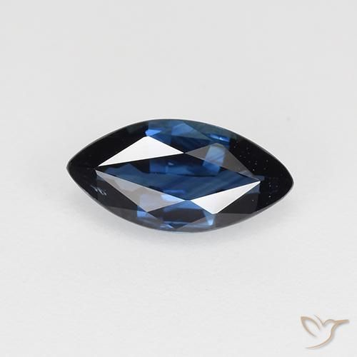 0.69ct طبيعي أزرق غامق زفير, ماركيز, VVS-VS