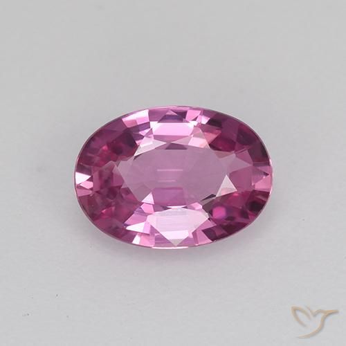 0.69ct طبيعي أرجوانى متوسط زفير, بيضوي, VVS